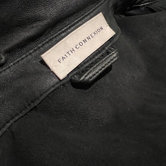 Faith Connexion Leather Overshirt – “London Is My Hometown” Edition - Picture 6 of 7